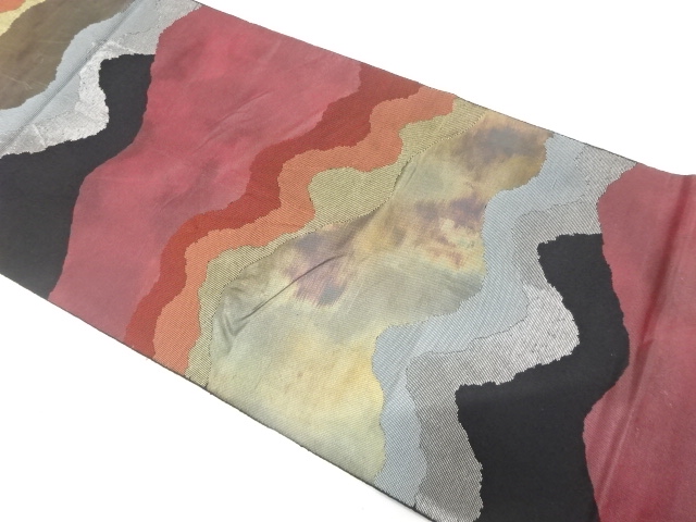 Japanese Kimono / Antique / Fukuro Obi Silk